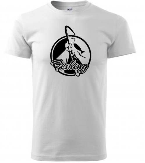 Pánské tričko pro rybáře s potiskem - fishing - rybaření