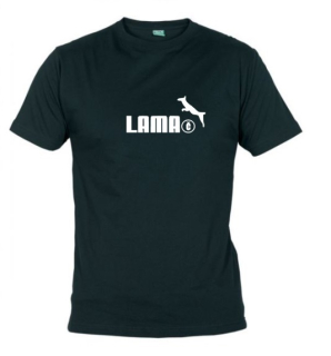 Pánské tričko s potiskem - parodie PUMA, Lamač
